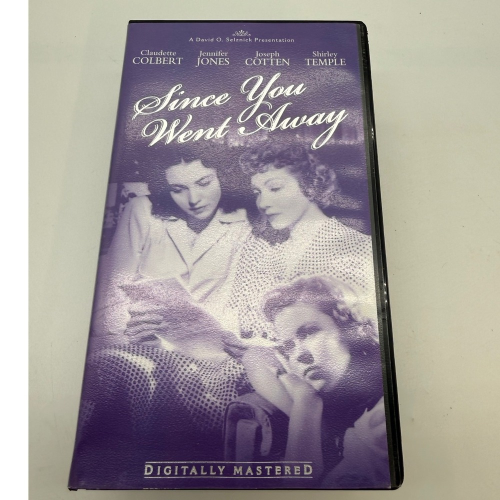 Since You Went Away VHS 2-Tape Set Claudette Colbert Shirley Temple SV11031